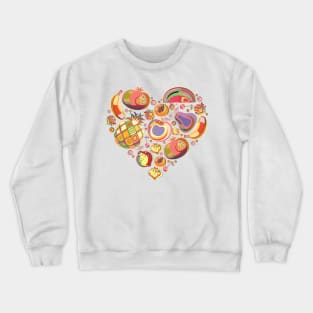 I Love Fruits Crewneck Sweatshirt